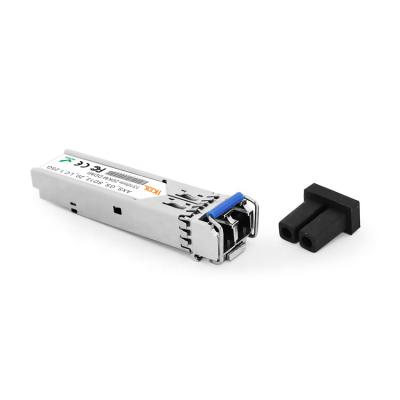 Chine Compatible FTTx Brand Single Mode 1.25G Dual Fiber 20km T/Rx1310nm DDM SFP Industrial Fiber Optic Module à vendre