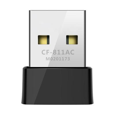 China High Quality Desktop/LAPTOP USB 650Mbps 2.4G/5.8G Wireless Network Card is Suitable for Desktop/Laptop for sale