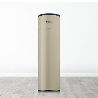 China Forlssman New Energy Outdoor Air to Water Heat Pump Water Heater with Enamel Water Tank for sale