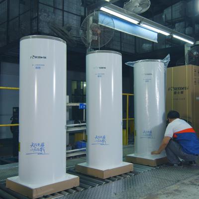 China Storage Enamel Lining Heat Pump Outdoor Pressurized Water Domestic Hot Water Tank for sale