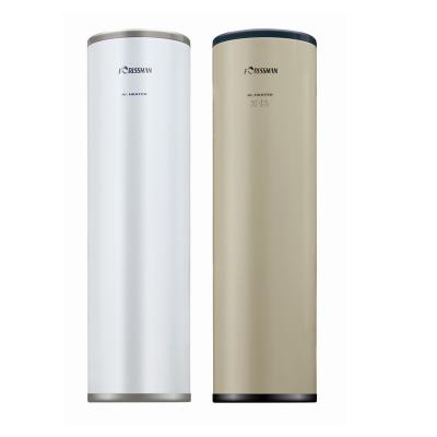 China Outdoor air source split heat pump water heater cylinder enamel water tank for sale