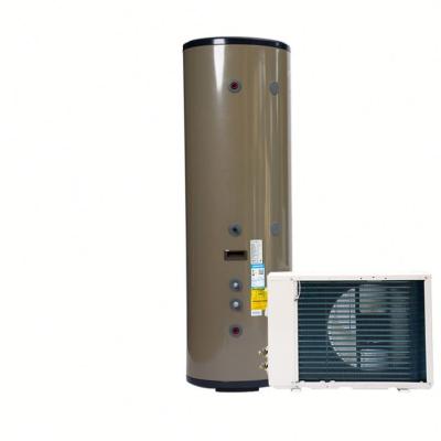 China Forlssman outdoor high quality heat pump 150L 200L 250L 300L air to air with enamel water tank for sale