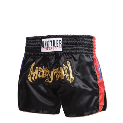 China Comfortable Fight Tiger Muay Thai Shorts Adult Kickboxing Kids Lightweight Breathable Boxing Trunks Man Woman Printing Muttahida Majlis-e-Amal Attacking Shorts for sale