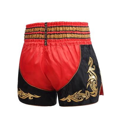 China Wholesale Comfortable Muay Boxing Kickboxing Thai Shorts Fight Breathable Tiger Muay Thai Shorts Custom Boxing Trunks Man Woman Muttahida Majlis-e-Amal Shorts for sale