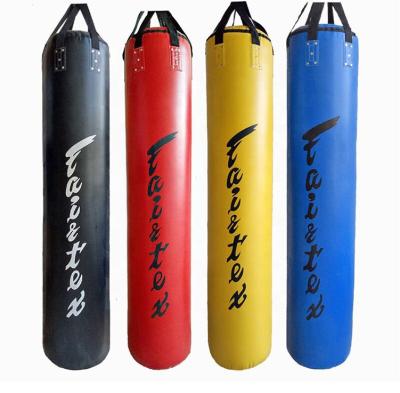 China Martial Arts Kickboxing Boxing Customize Logo PU 1.2M Heavy Punching Boxing Bag Suitable For Training Kickboxing Punching Sandbag for sale