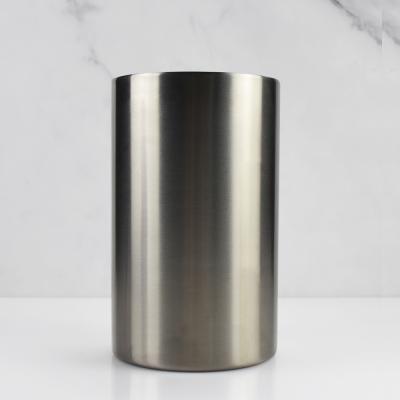 China Factory Price Viable Single Metal Wine Bottle Ice Buckets for sale