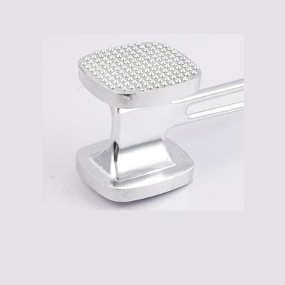 China Sustainable Heavy Duty Meat Hammer Softener For Steak Meat Tenderizer Tenderizing Gourmet Silver for sale