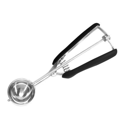 China Sustainable Stainless Steel Cookie Scoops For Baking Ice Cream Ball-Large Spring Loaded Scooper for sale