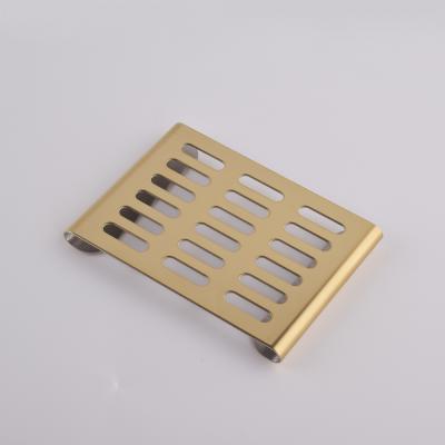 China Modern Free Sample Metal Soap Holder Multifunctional Non-slip Hotel Bathroom Soap Dish for sale