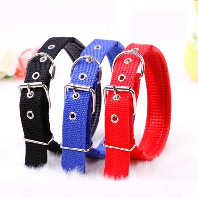 China Wholesale Viable Cat Collar Training Rope Training Reflective Nylon Webbing Rope Leash And Collar For Dog Collars for sale