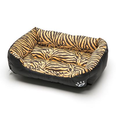 China Customized Cotton Stocked Plus Velvet Pet Bed Designer Portable New Couch Dog Pet Bed for sale