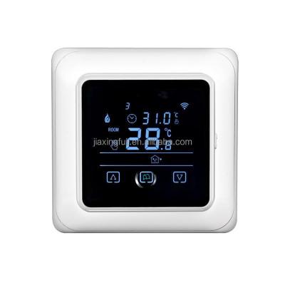 China Modern WiFi App Tuya Smartlife Thermostat Heating Temperature Controller LED Touch Screen Smart Work with Alexa Google Home for sale