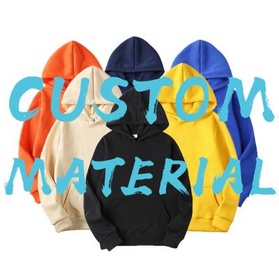 China High Quality Cotton Men's Anti-Wrinkle Wholesale Hoodies Custom 100% Sweatshirts Plain Oversized Hoodie for sale