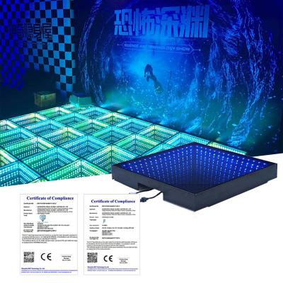 China Ip67 Theme Park Color Sensor Tile Lamp Floor Tiles Gravity Sensor Changing Bright Brick Lights for sale