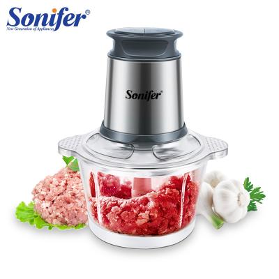 China Viable Home Electric Meat Grinder Machine 300W Stainless Steel Food Cleaver SF-8057 for sale