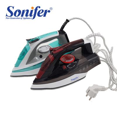 China Sonifer Durable 350ml National Fail Fast Heating 2200 Watt Handheld Garment Steam Press Electric Iron SF-9033 for sale