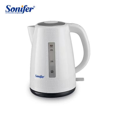 China 360 Degree Rotation High Power 1.7l Wholesale Household Plastic Sonifer SF-2035 Degree Base Plastic Electric Heating Kettle for sale