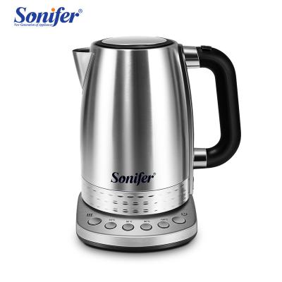 China Sonifer 2020 360 Degree Rotation Base Newly Designed Heat Insulation Temperature Controlled Electric Kettle for sale