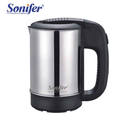 China 0.5 Liter Mini Stainless Steel Sonifer SF-2011 Portable Electric Kettle Cheap Travel Wholesale Hotel Boil-Dry for sale