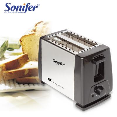 China Sonifer 600-700W 2 Slice Eco-friendly Toaster With Stand Holder Bread Heating Toasters For Breakfast SF-6007 for sale