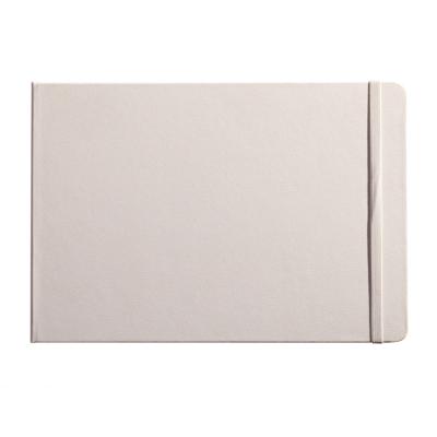 China China Manufacturer Custom A5 Hardcover Book White Leatherette Cover 300 Grams Watercolor Book 100% Cotton 140mx215mm for sale