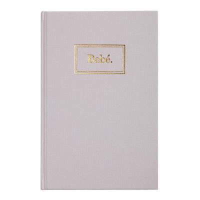 China 18 year old baby diary notebook set custom fabric a5 hardcover book canvas children's hardcover diary printing diary notebook set for sale