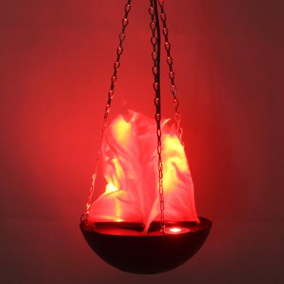 China 20W LANDSCAPE Simulation Amusement Park Theme HallowmasActivities Advertising Battery Customized Flame Hanging Red Silk Light for sale