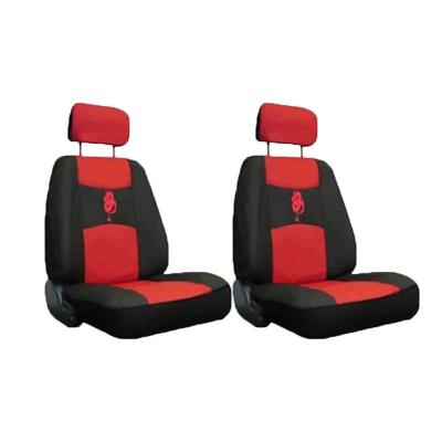 China Sports Custom Red Black Dragon Pattern Polyester Front Car Chair Seat Cover for sale