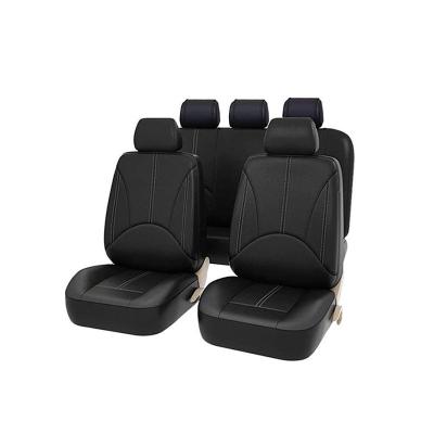 China Business/Luxury Factory Price Car Sit Cover Seat Cover Universal Leather Pvc Full Set for sale