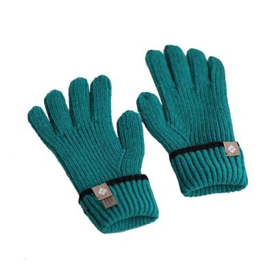 China Fashionable winter color | Fashionable warm woolen cold mitten for winter men and women finger recycling mitten for sale