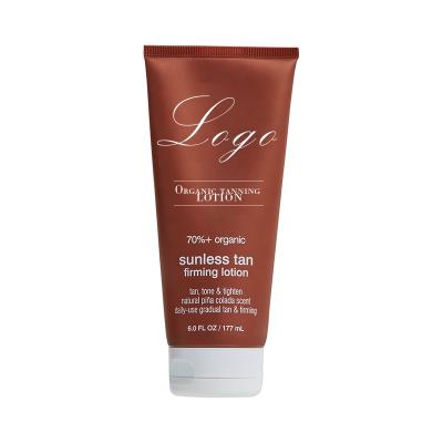 China Tanning Light To Medium Tones Self Tanning Lotion With Private Label for sale