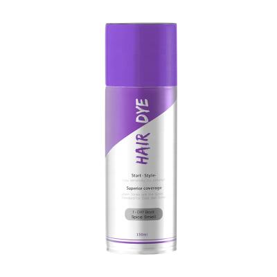 China Quick Retouch 150ml Home Use Hair Color Deeper Color Spray Fully Temporary Washable Briglt Violet Color for sale