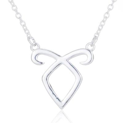 China Movie And Television Jewelry Romantic Simple Hanging Chain Necklace Heart Stainless Necklace for sale