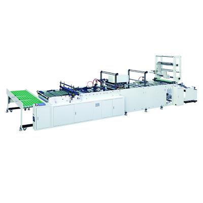 China PLC Center Control System and Touch Screen Die Cut Handled Side String Bag Vendor Sealing Shopping Bag Making Machine for sale