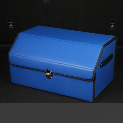 China Multifunctional Leather Custom Waist Car Trunk Organizer Storage Box for sale