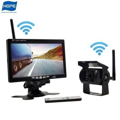 China Make Driving Safe HD Universal 2.4Ghz Remote Control Rear View Car Camera Monitor Wireless Reversing System for sale