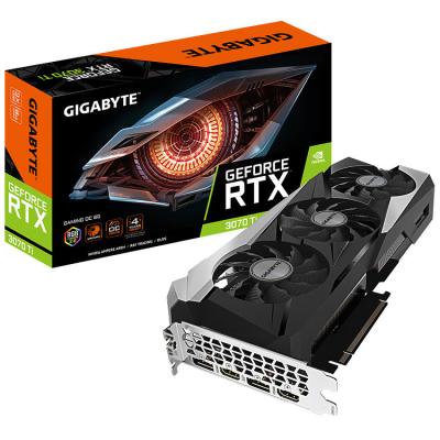 China Workstation GeForce RTX 3070Ti GAME OC 8G LHR GDDR6 Gaming Video GPU Graphics Card for sale