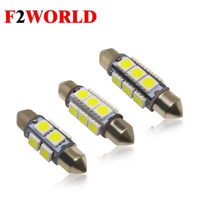 China perfect 31mm 39mm 41mm 5050 led auto led light bulb 8smd 5050 /36mm/39mm /41mm /42mm 12led 5050 festoon led license plate interior dome led light 12V for sale