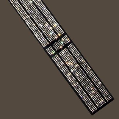 China New Style Durable Colorful Vacuum Potted Decorative Profiles With Diamond Decoration Luxury Stainless Steel High Quality Tile Trims For Wall for sale