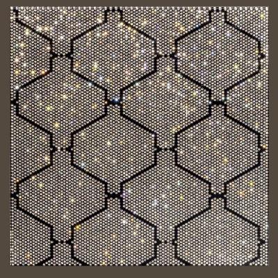 China Durable Colorful Crystal Glass Mosaic Floor Tiles Retro 300*300MM Bathroom Tiles Swimming Pool Mosaic Glass for sale