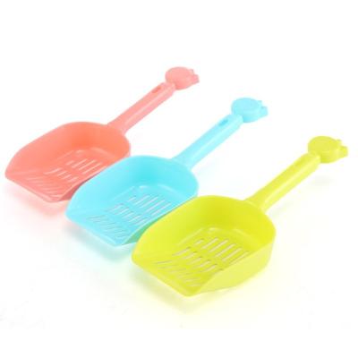 China New Sustainable Cat Cleaning Shovel Cat Litter Pet Poop Scoop Durable Plastic Scoop With Stabilized Price Economical Pet Feeds for sale