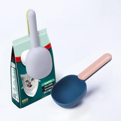 China Cats Pet Spoon Pet Feeding Scoop Sustainable Dog Food Scoop Multifunctional Pet Plastic Spoon for sale