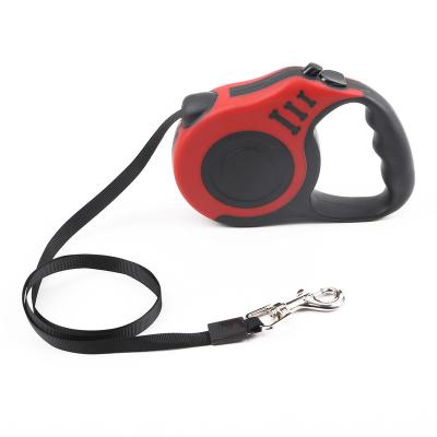 China Version 3/5M Durable Automatic Retractable Caster Nylon Widening Running Dog Leash Dog Leash for Dogs and Cats for sale