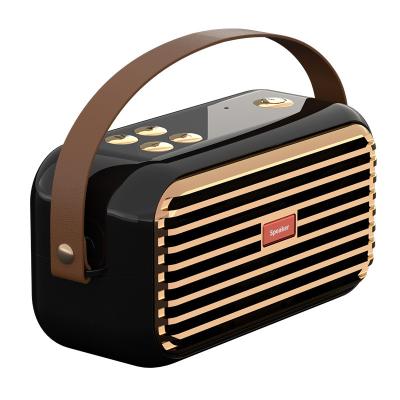 China No Dual Speaker 2022 Retro Blue-tooth New X7 BT Radio Speaker Portable Outdoor Speaker for sale