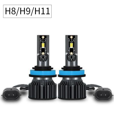 China Factory LED 8000k Power 5530 CSP H4 H7 H11 A8S X8S LED Auto High Multicolor Motorcycle 6000k LED Headlight for sale