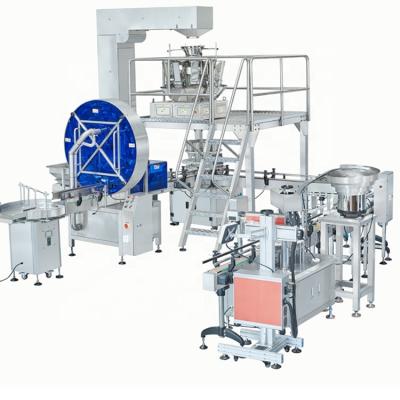 China Food Pet Food Filling Packing Machine Automatic Sunflower Seeds Nuts Sealing Packing Line Candy Seeds Packing Line Guangzhou for sale