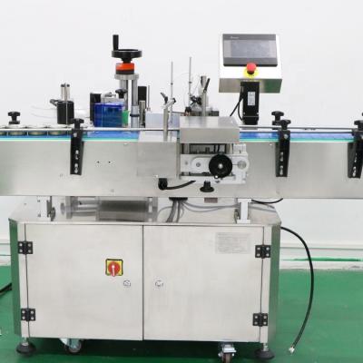 China Automatic Food Guangzhou Factory Direct Box Beer Cans Round Bottle Labeling Machine Auto Adhesive Sticker Round The Bottle Labeler for sale