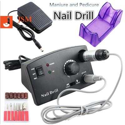 China 30000RPM Pedicure Manicure Pro White / Black Electric Nail Drill Machine Folder Bit ED014 ED014 for sale