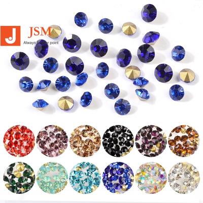 China Beautypapa 12Colors Crystal Mixed Sizes 3D Crystal Mixed Sizes 3D Glass Nail Art Rhinestones Set for sale