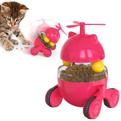 China Sustainable New Interactive Motorized Ultra Durable Non-Toxic Motion-Activated Cat ROCKER TREAT Laser Scratcher Toys For Cat for sale